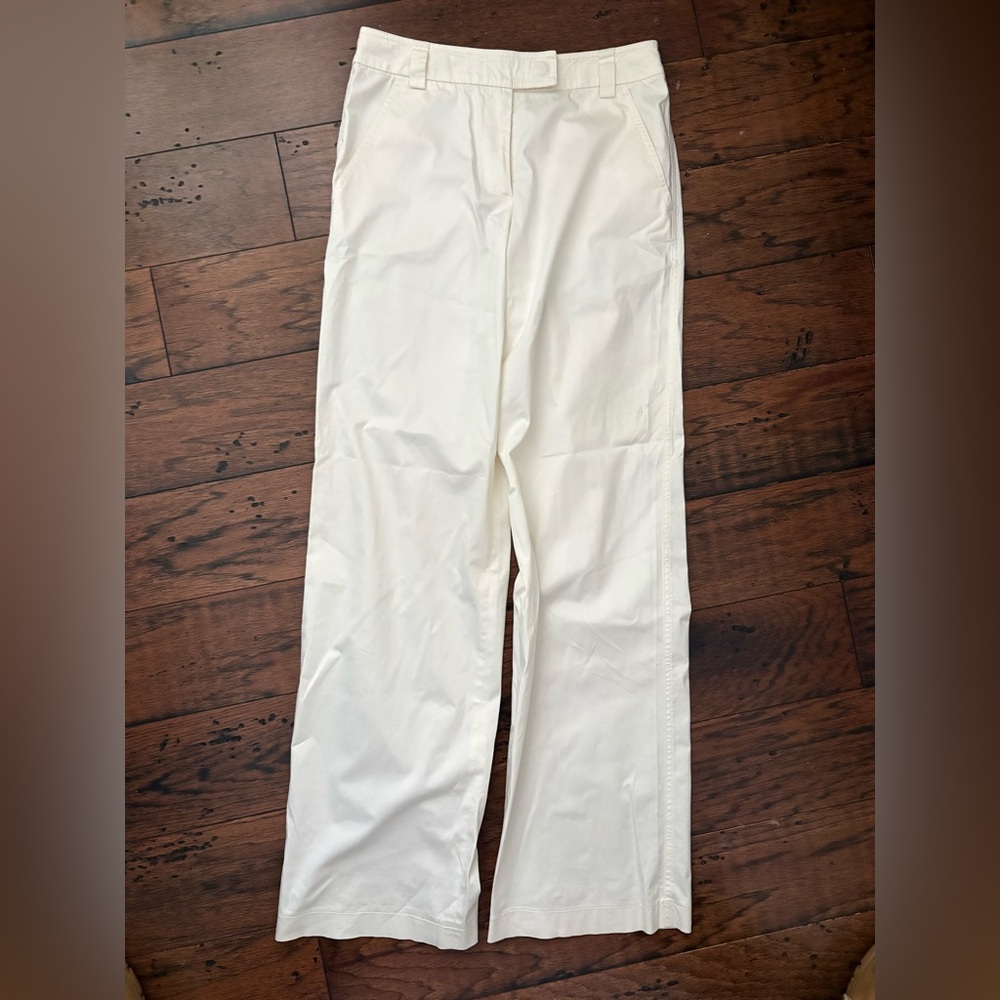 Giorgio Armani white trousers size listed as 38